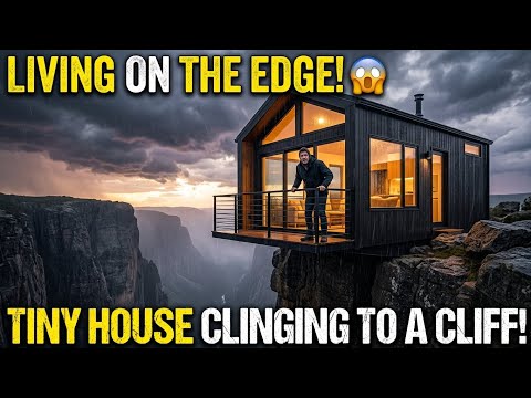 The World's Most Dangerous Looking Tiny House... But Inside It's Pure Luxury 🏫🏡