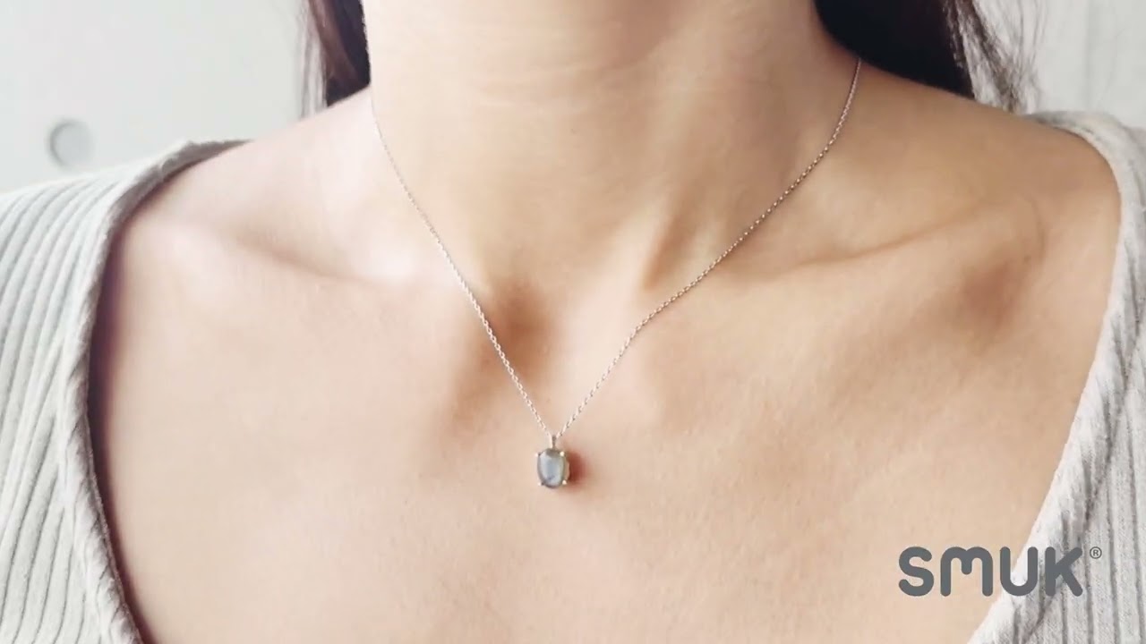 天然ラブラドライト ネックレス＆ピアス 全6種｜SMUK