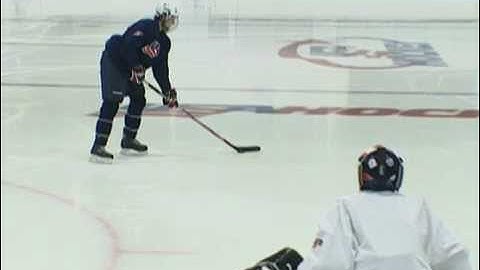 Ice Hockey Wrist-Shot Technique