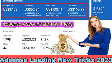 Adsense Loading | High Cpc Keywords | Adsense Loading Kaise Kare 2023 | New Method Organic Traffic