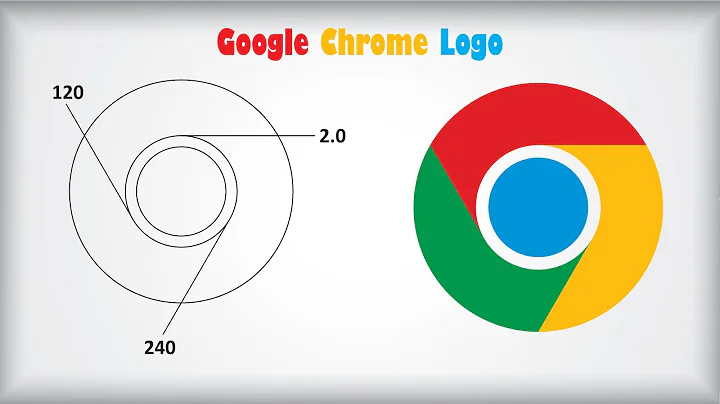 How To Make Google Chrome Logo in CorelDraw | Learn Logo Design | CorelwaliSarkar