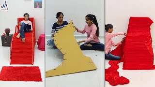 cardboard idea - sofa making corner decoration