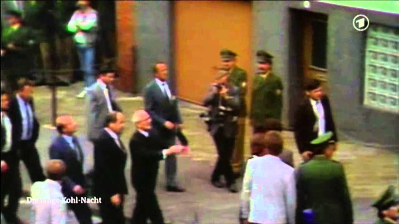 Erich Honecker in Bonn 1987