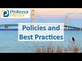 Policies and Best Practices - CompTIA Network+ N10-007 - 3.5