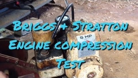 Performing a Dry Compression Test on a Briggs & Stratton Small Engine