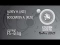 1/2 FS - 61 kg: H. ALIYEV (AZE) df. A. BOGOMOEV (RUS), 3-2