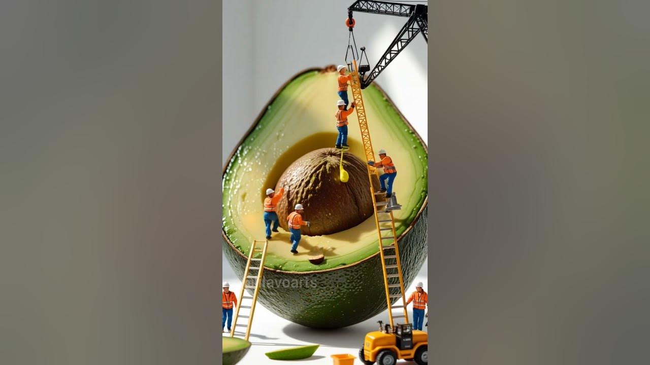 Avocado toast #miniature #miniaturecooking #avocadotoast #miniaturefood