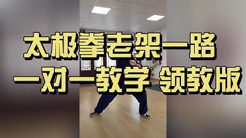 太极拳老架一路 · 一对一教学 领教版 ｜ 陈氏太极基础入门 (Chen Style Taijiquan Old Frame Routine One · One-on-One Teaching)