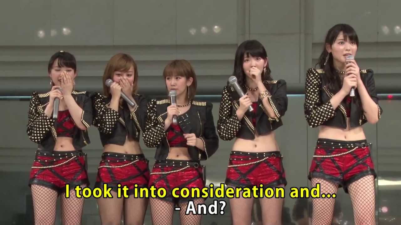 ℃-ute's announcement about their performing in Paris and Nippon Budoukan!