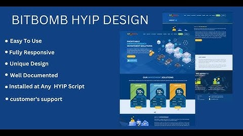 Investment Website Template HTML And CSS