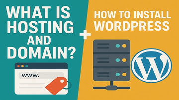 🌐 Domain vs Hosting Explained + WordPress Installation Tutorial [AdSense Course Part 2]