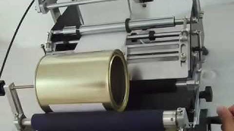 迷你型圆瓶贴标机 small size manual labeling machine