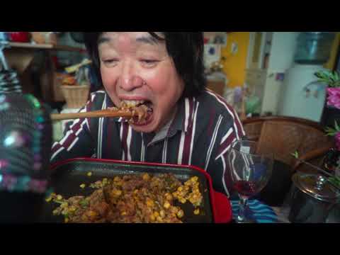 ASMR MUKBANG今日のお昼ご飯はペッパーライス　eating Sounds