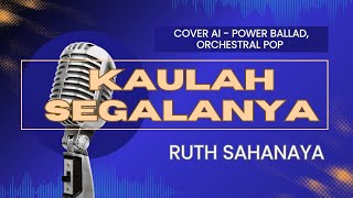 Download Lagu KAULAH SEGALANYA - RUTH SAHANAYA – COVER AI POWER BALLAD ORCHESTRAL MP3