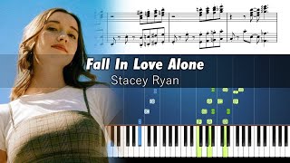 Stacey Ryan - Fall In Love Alone - ACCURATE Piano Tutorial
