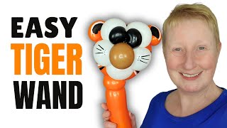 Easy Tiger Balloon Animal Wand How To Make A Tiger Balloon Animal