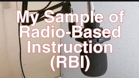 My sample of Radio-Based Instruction | First time ! |Teacher Mom Life