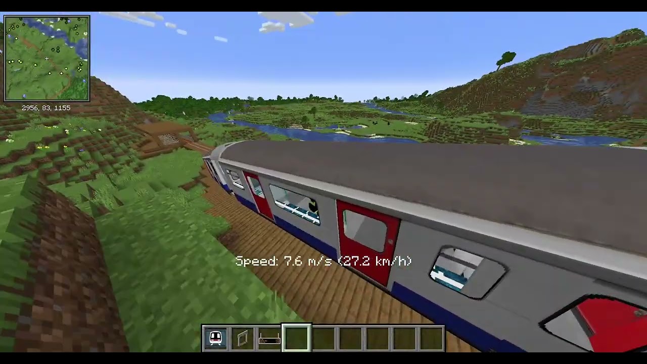 Minecraft Weekly Extra Transit Railway: Greenland Peak Transport line