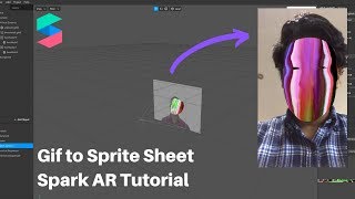 Spark AR Tutorial: Gif to Sprite Sheet | 2 Face trackers | Animation sequence