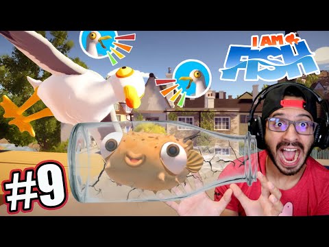 EL PEZ GLOBO BATALLA CON LAS GAVIOTAS | I Am Fish Capitulo 9 | Juegos Luky