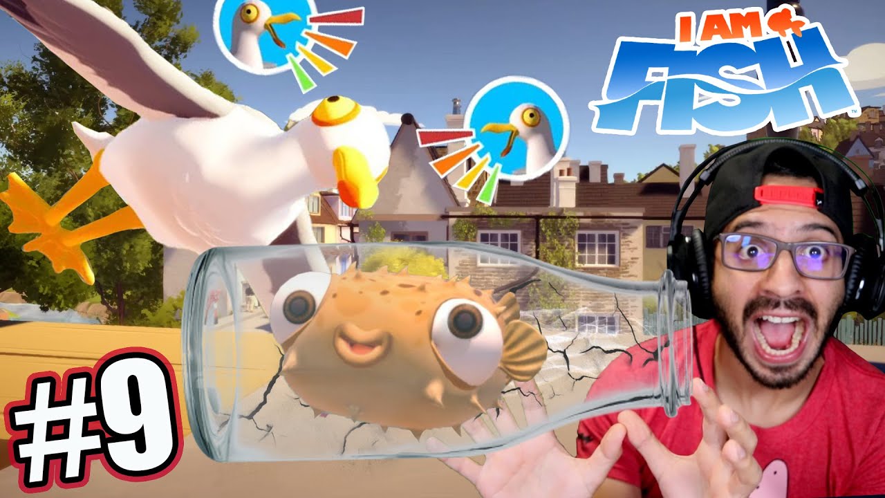 EL PEZ GLOBO BATALLA CON LAS GAVIOTAS | I Am Fish Capitulo 9 | Juegos Luky