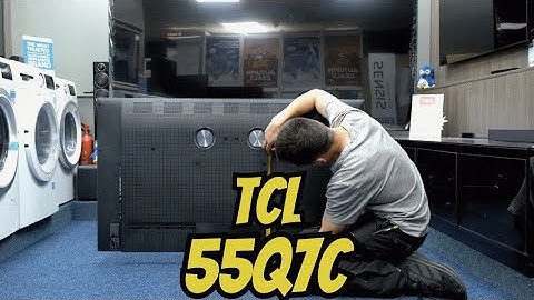 TCL 55Q7C-UK 2025 Unboxing, installatie, tv- en 4K-demovideo