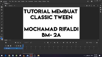 Tutorial Membuat Animasi Classic Tween - Adobe Animate CC 2020