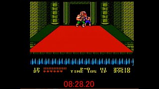 Double Dragon (NES) speedrun Any% 9:43.08 (無編集版)