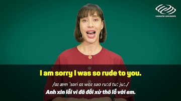 Langmaster - CÁCH NÓI LỜI XIN LỖI VỚI NGƯỜI YÊU [Tiếng Anh giao tiếp cơ bản]