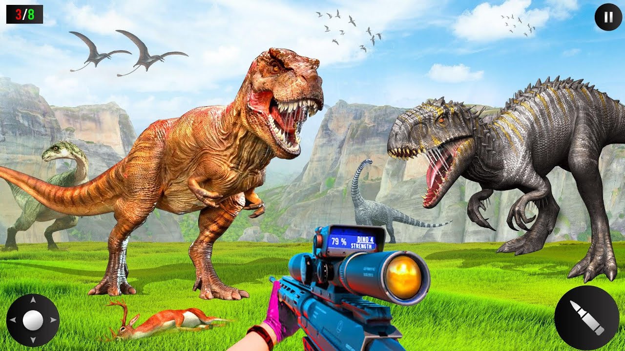 Wild Animal Hunter 3D - Dinosaur Hunter Game - New Android Gameplay New update 