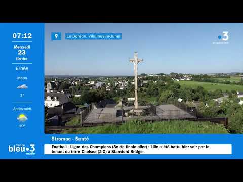 Vidéo drone du Donjon de Villaines-la-Juhel dans la Mayenne (53) - France