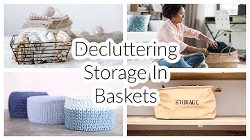 Day 18  Declutter Storage Baskets | 30 Day Home Declutter | 2023 Declutter Challenge | Mom to Moms