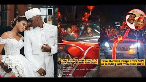 Priscilla Ojo receives a brand new Range Rover worth N200M as wedding gift from her husband Juma Jux