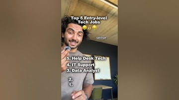 Top 5 Entry Level tech jobs in 2025