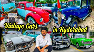 Vintage Cars | In Hyderabad | Special 75th | Independence Day Celebrations