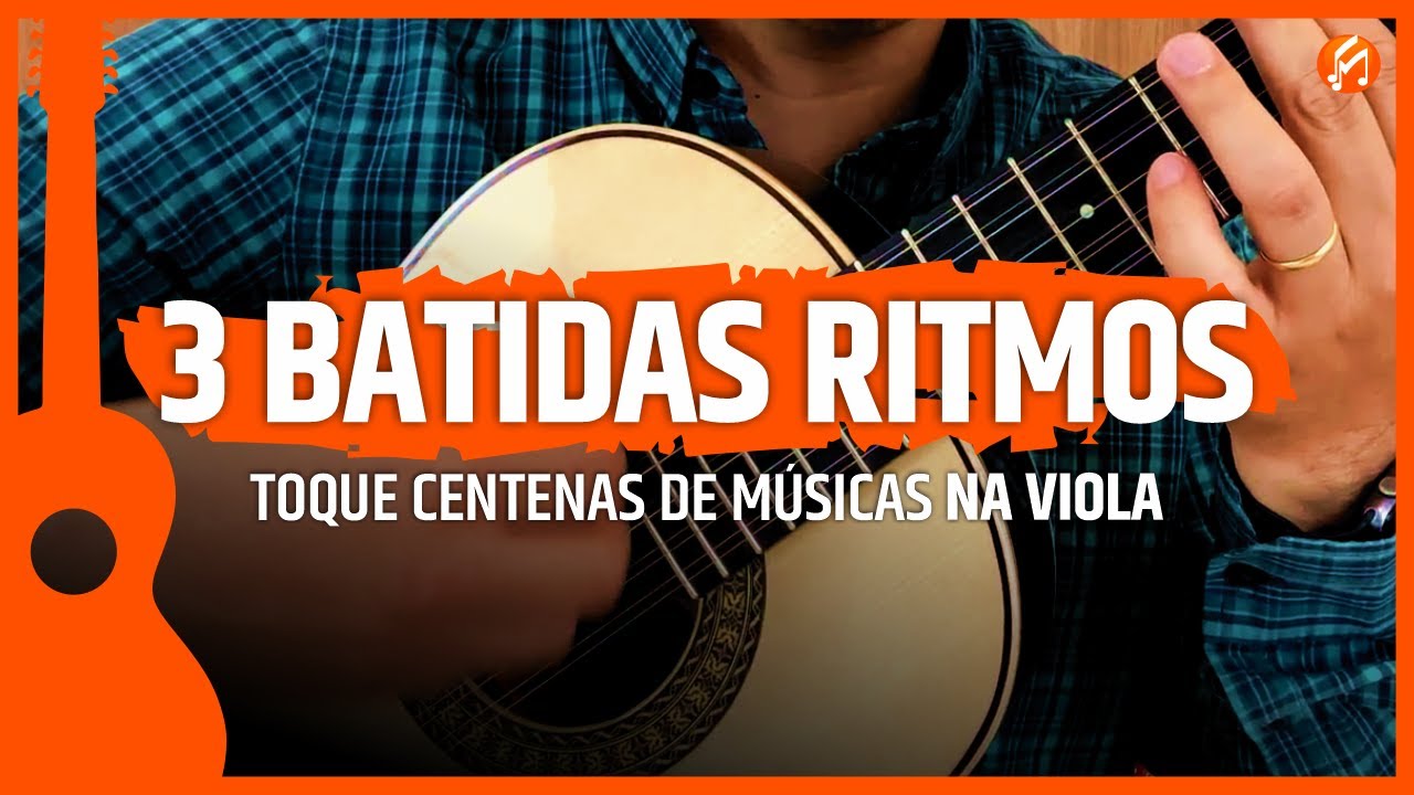 3 Batidas Ritmos | Toque Centenas de Músicas na Viola