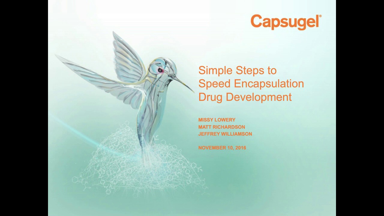 Simple Steps To Speed Encapsulated Drug Development