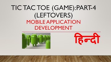 TicTacToe Part 4 (Lecture 20)