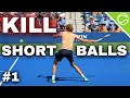 How To Kill Short Forehands in Tennis Lesson #1 of 2 (Before Contact)