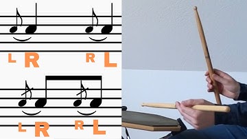 How to Play a Flam Drum Rudiment - Learn to play flams - beginner drum lesson - Yanick Drums