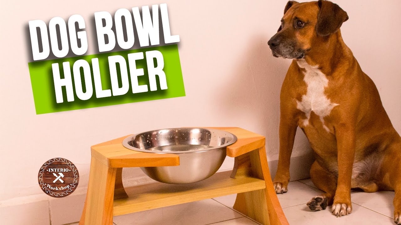 How to make Dog Bowl Holder | DIY Wood Dog Bowl Stand 