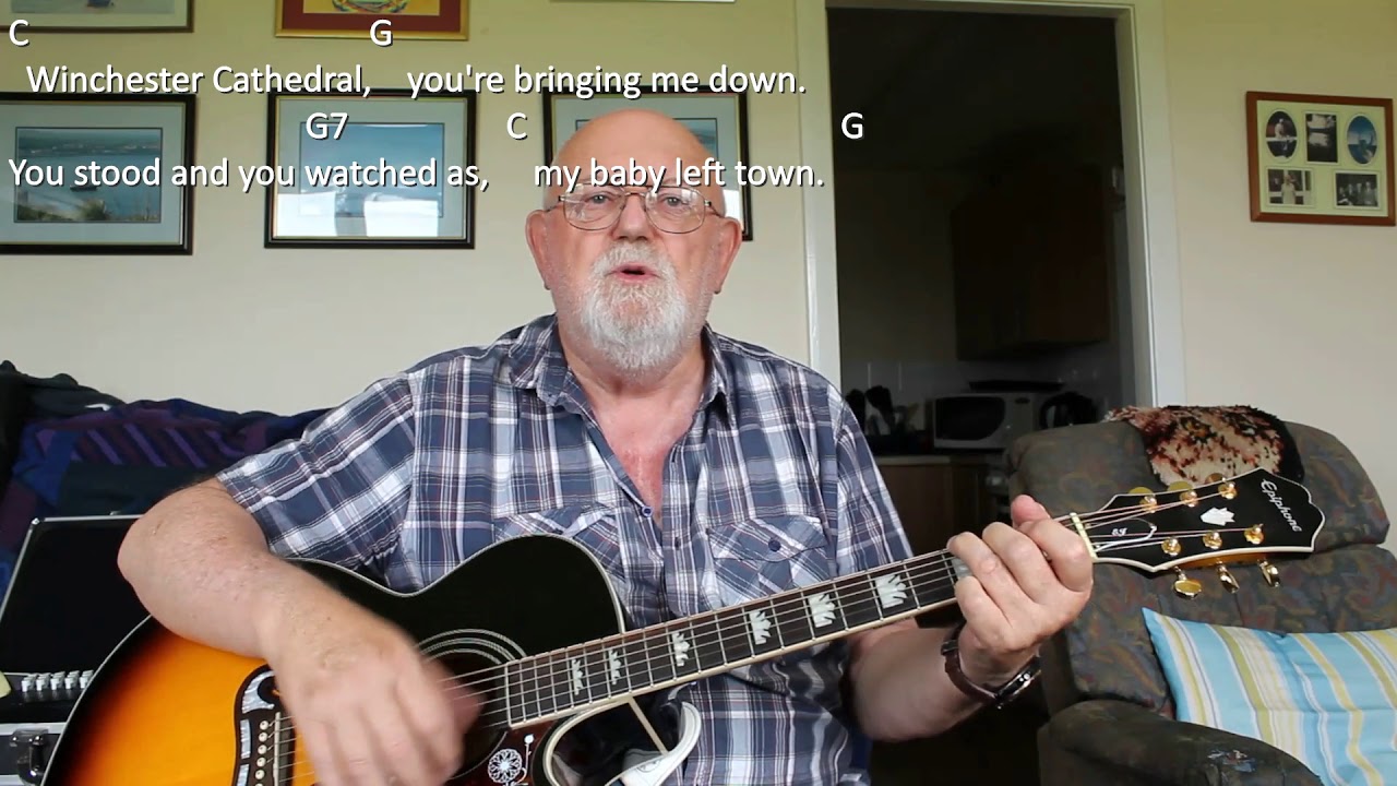 Guitar Winchester Cathedral (Including lyrics and chords) YouTube