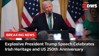 WATCH: President Trump Praises Irish Heritage and US-Ireland Friendship at White House Event | AC14 screenshot 4