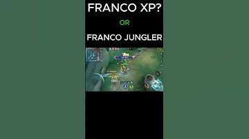 💀 jungler Franco or XP Laner? 🤔 | Zynox Tests It!#shorts #ytshorts #franco#mobilelegend#zynoxop