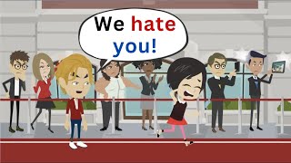 Everyone hates Lisa ... | Basic English conversation | Learn English | Like English