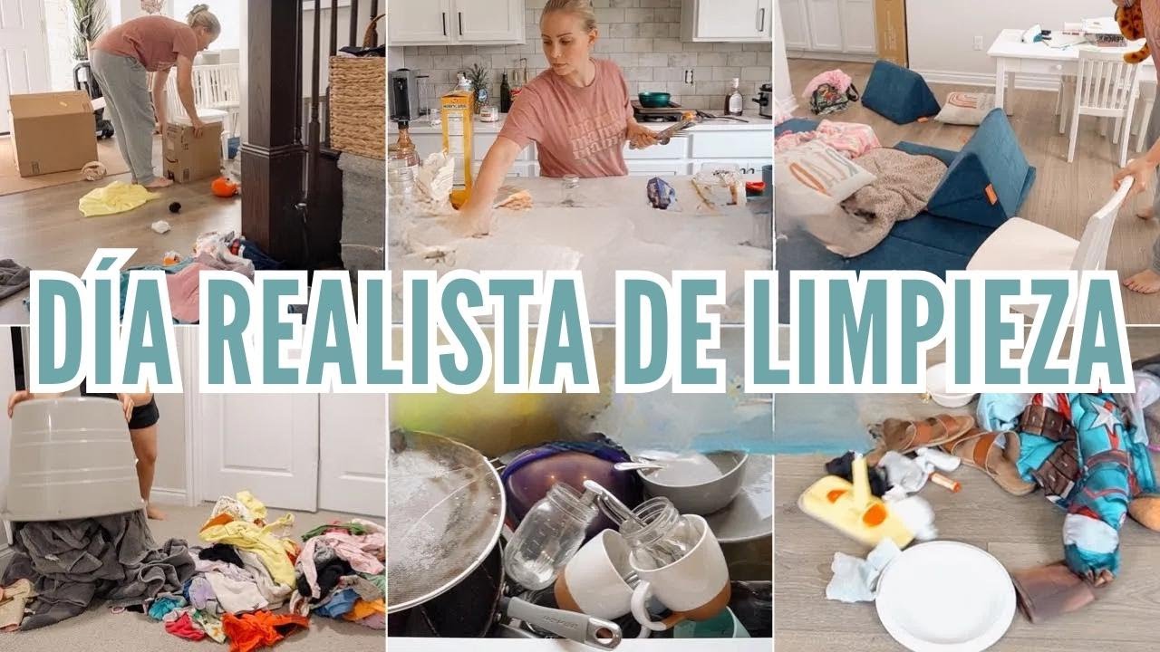 Un día real de limpieza en casa: ¡ven a limpiar conmigo y encuentra motivación!
