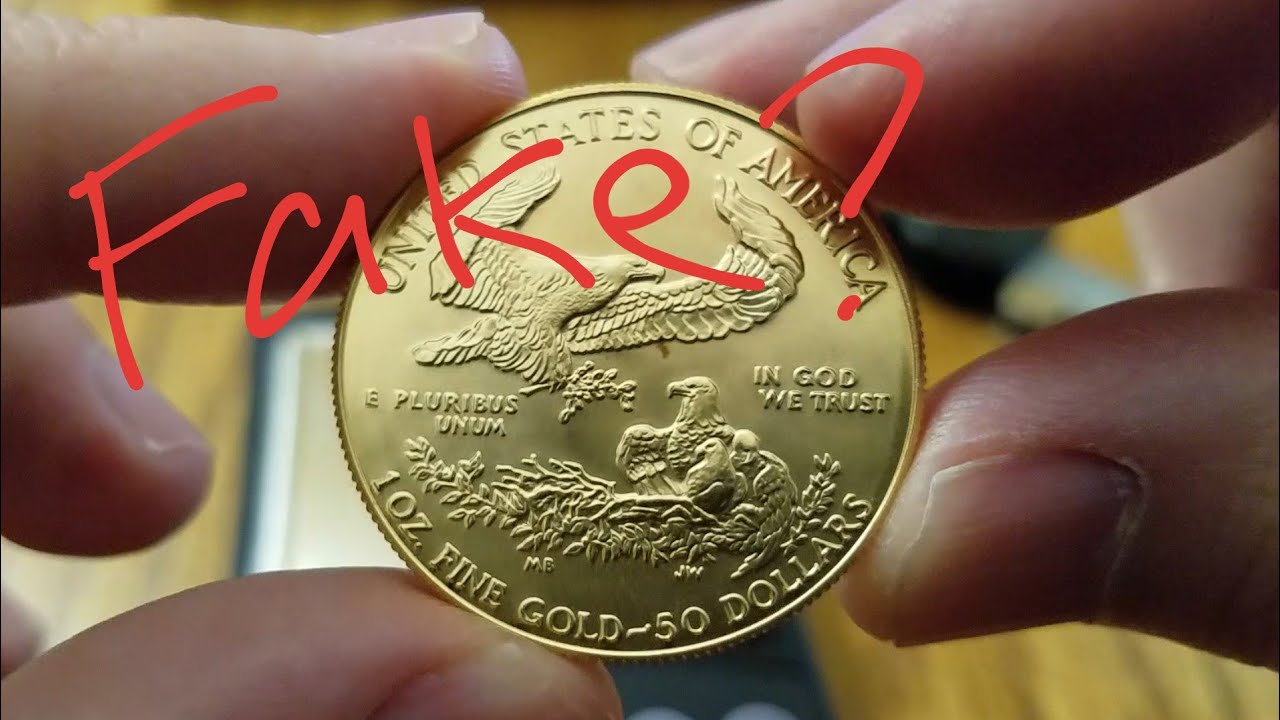 Is It Fake 1986 American Gold Eagle 1 Oz Gold Coin YouTube