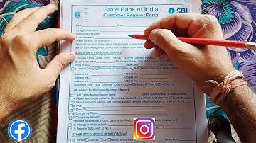 Change Sbi Bank Account Name | Change name on Sbi bank account Passbook