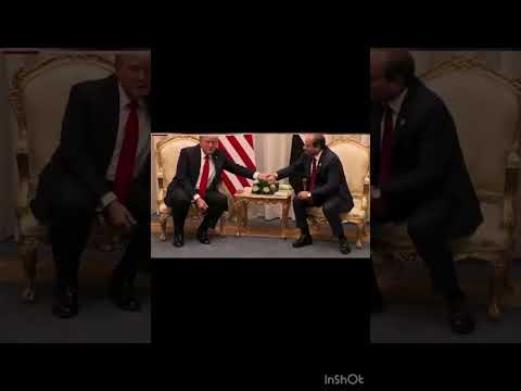 ترامب يمد يده لمصافحة السيسي إنه رجل جيد سنكون معه طوال الطريق