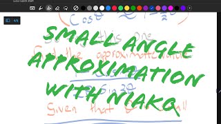 Small Angle Approximation 1